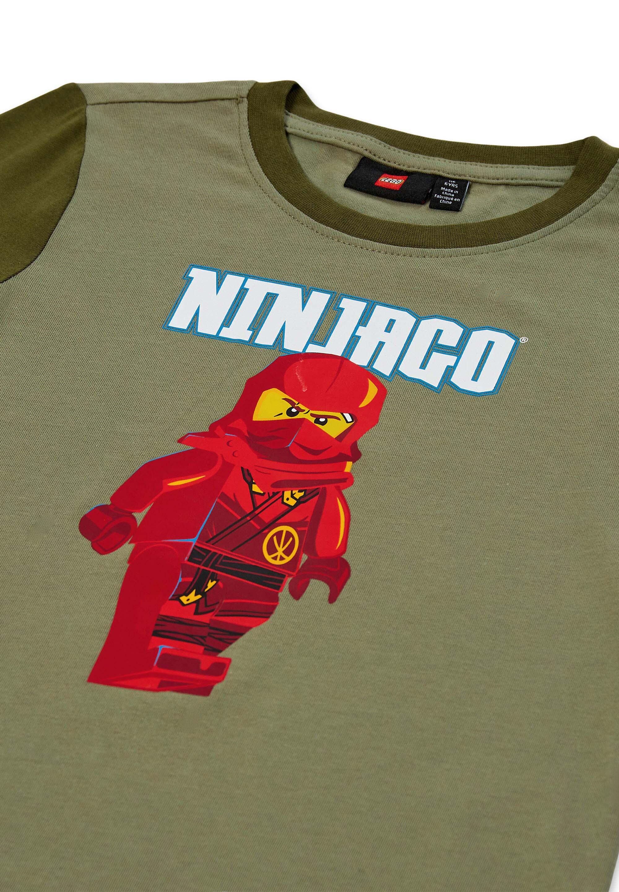 Koszulka z Długim Rekawem Dziecięca LEGO NINJAGO Tano 615 Zielona 3/4