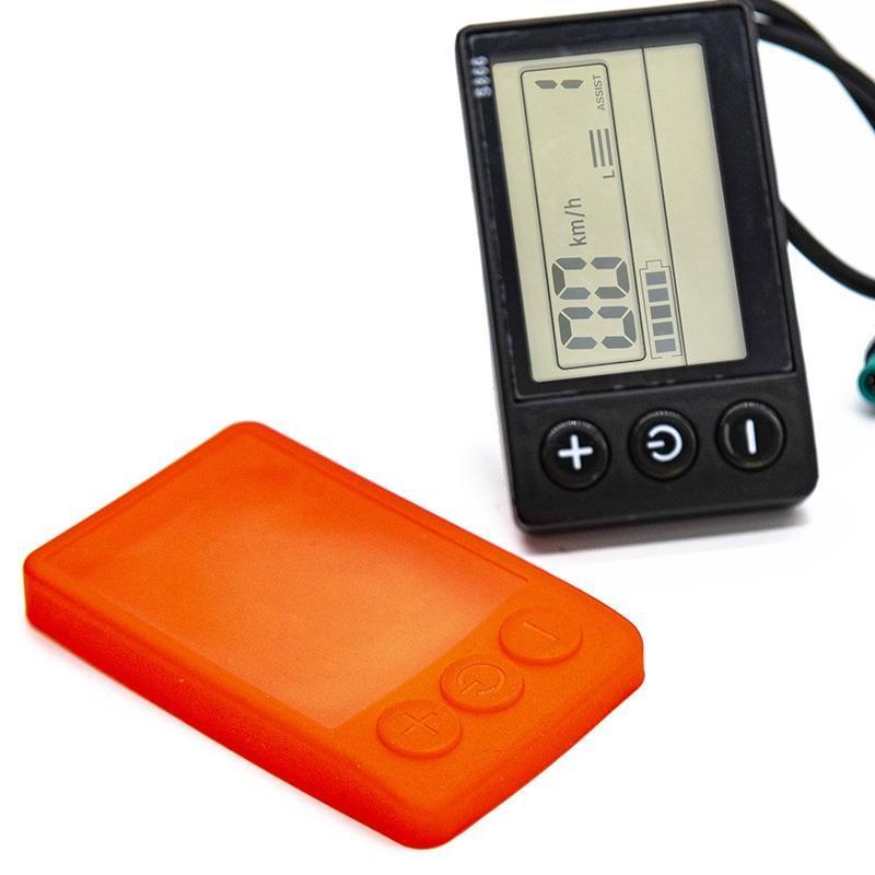 Protector de silicona impermeable rojo para display S866 3/3