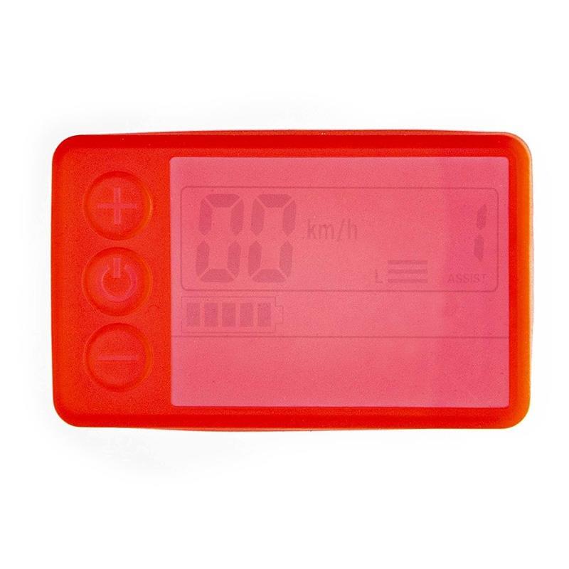 Protector de silicona impermeable rojo para display S866 2/3