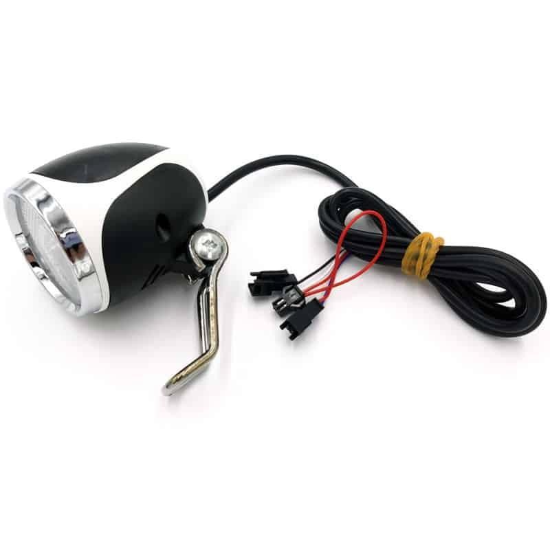 Faro led con claxon blanco 36V-60V con conector SM 2/3