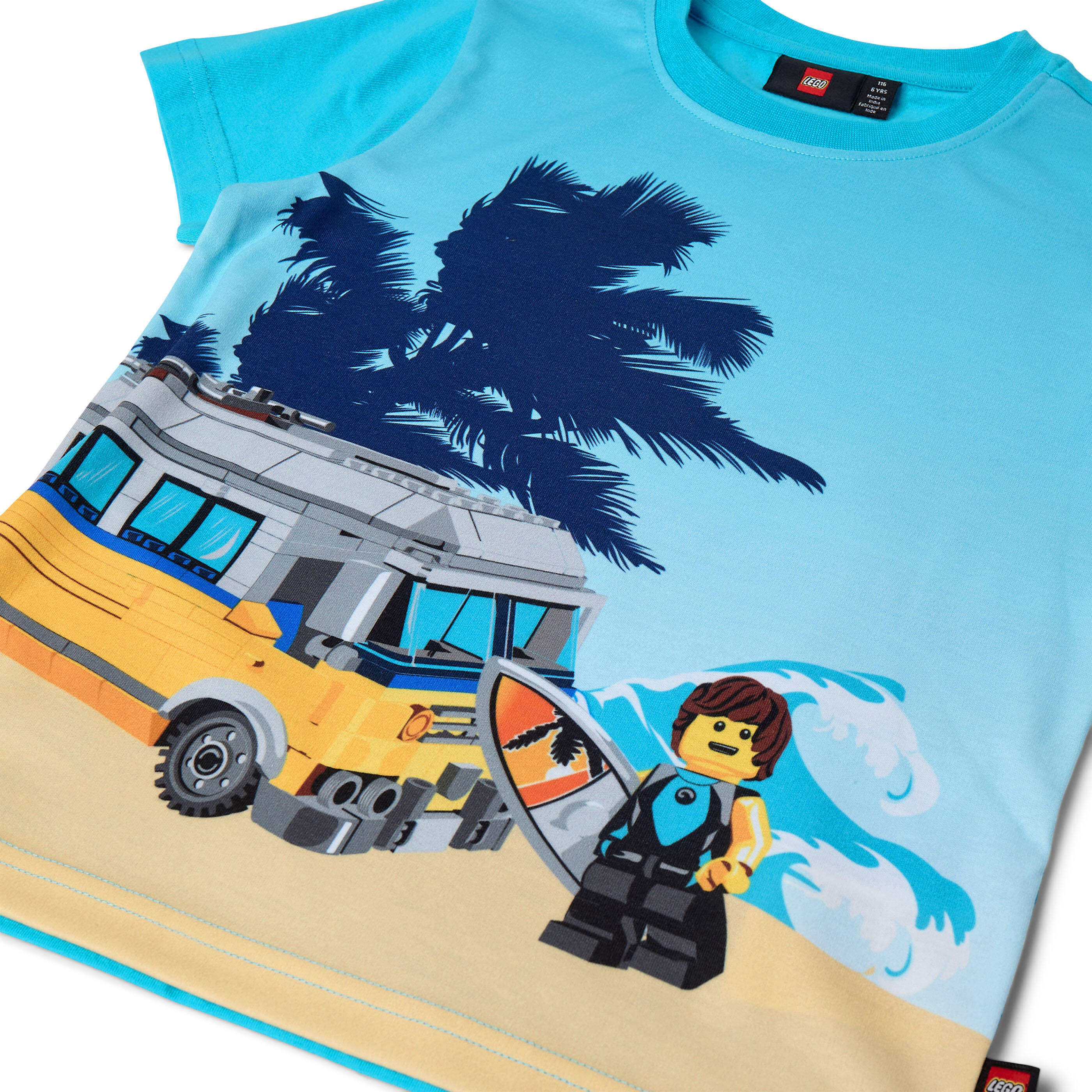 Koszulka Dziecięca LEGO Ludzik Tano 309 Niebieska 3/6