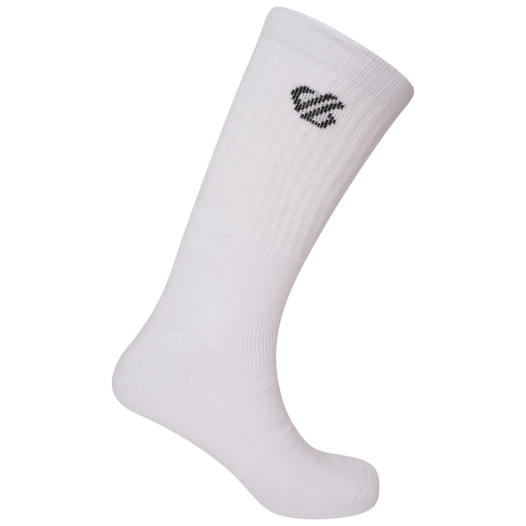 Unisex Adult Essentials Sports Ankle Socks (Pack of 3) (White) 1/4