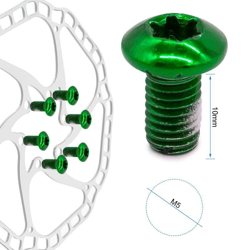 Tornillo verde M5x10 para discos de freno - 12 uds 2/3
