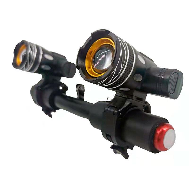 Faros led recargables con manillar 2/3