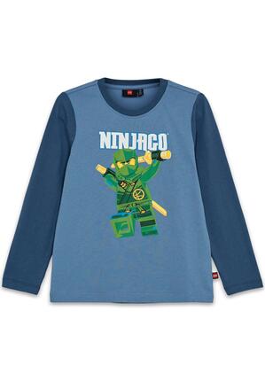 Koszulka z Długim Rekawem Dziecięca LEGO NINJAGO Tano 615 Niebieska