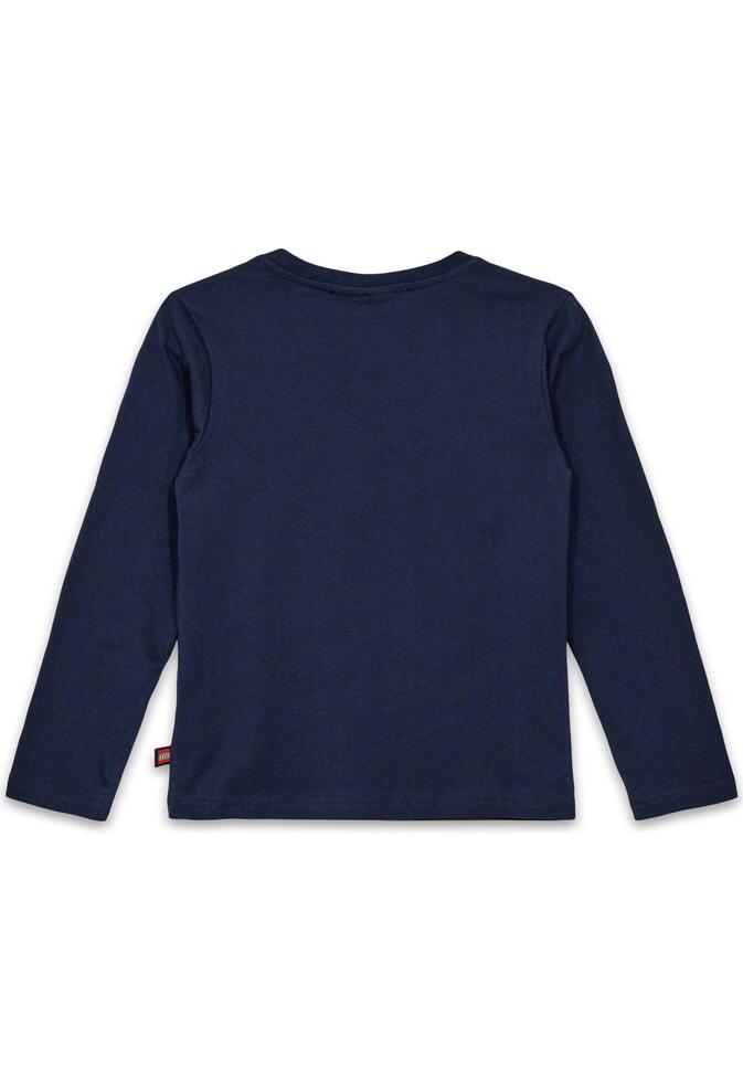 Koszulka z Długim Rekawem Dziecięca LEGO NINJAGO Tano 618 Granatowa