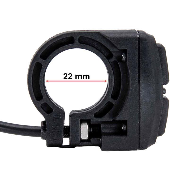 Botonera BSI221 con luz y claxon 3/4