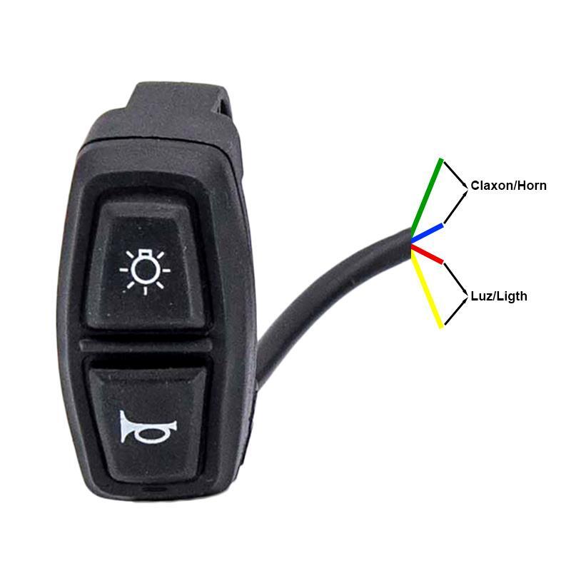 Botonera BSI221 con luz y claxon 2/4