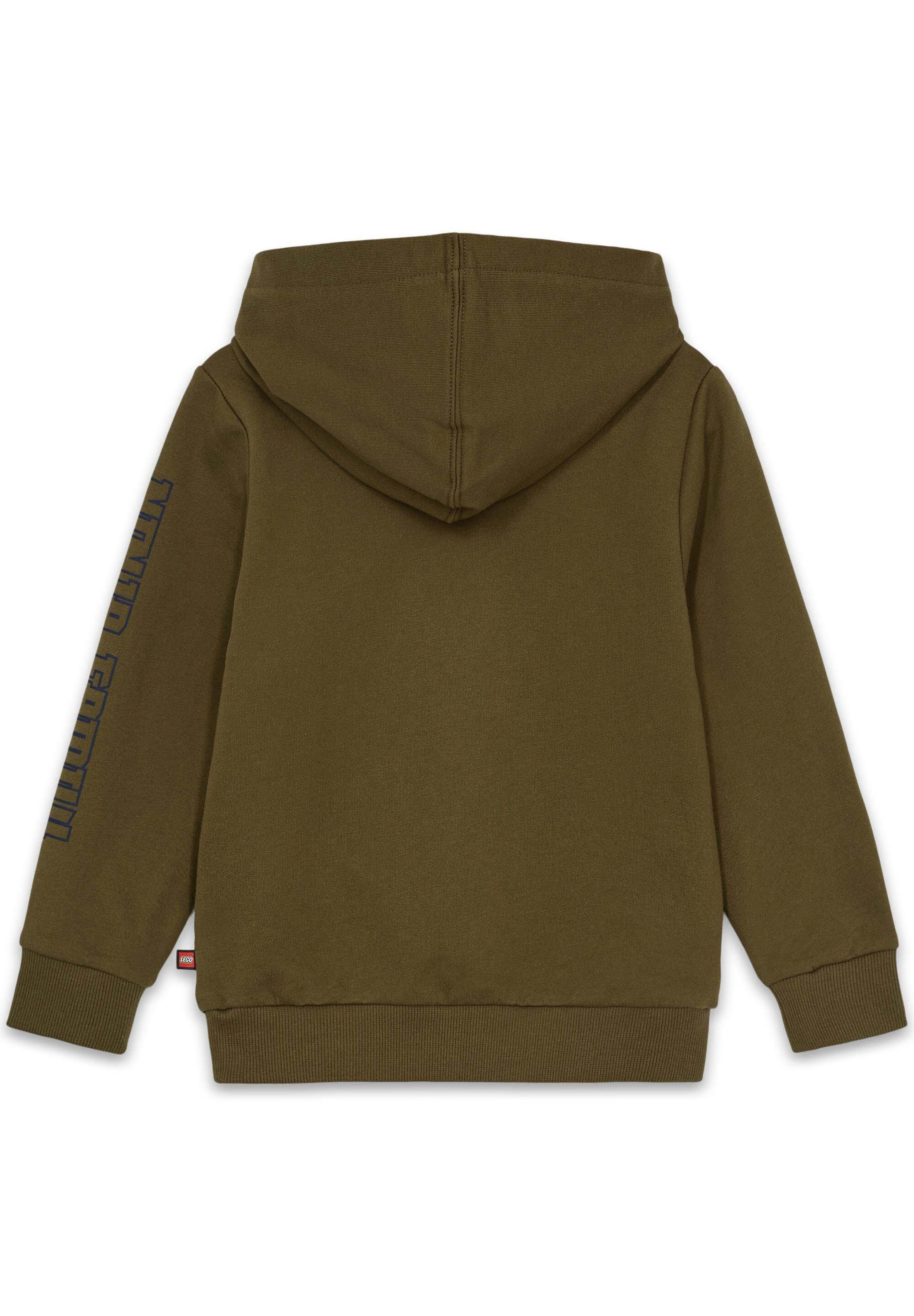 Bluza z Kapturem Dziecięca LEGO NINJAGO Scout 701 Zielona