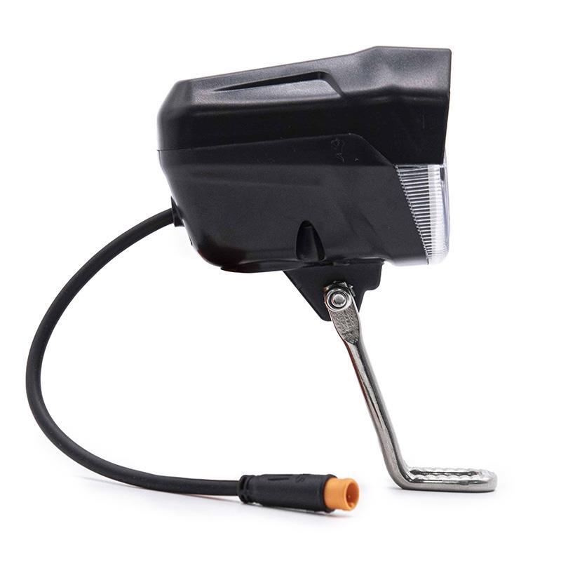 Faro led con claxon negro 12-72v con conector waterproof 4/5