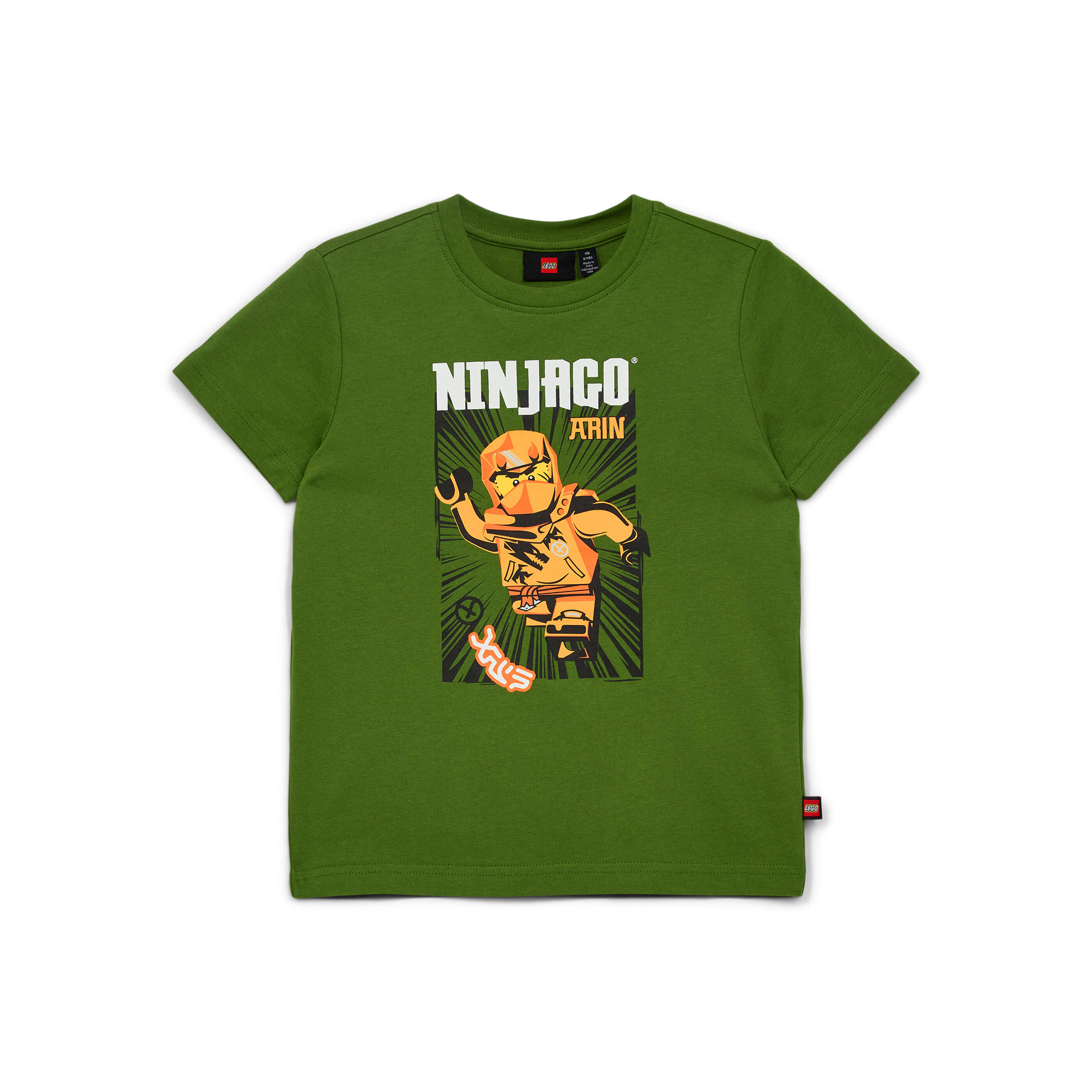 Koszulka Dziecięca LEGO NINJAGO Tano 212 Szara 1/4