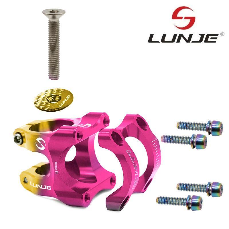 Potencia para manillares de 31,8mm EWPM-003 rosa-amarillo 2/4