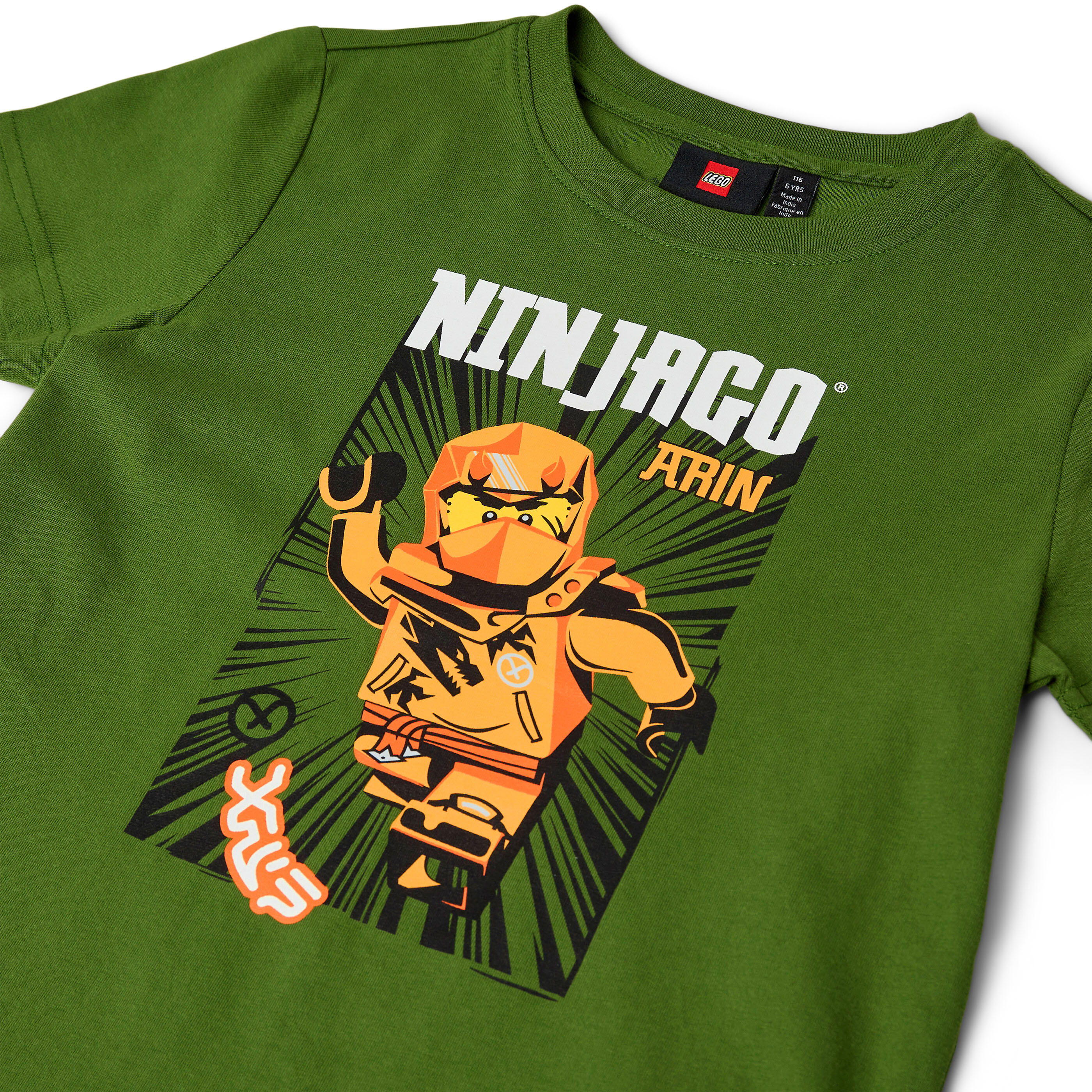 Koszulka Dziecięca LEGO NINJAGO Tano 212 Szara 3/4