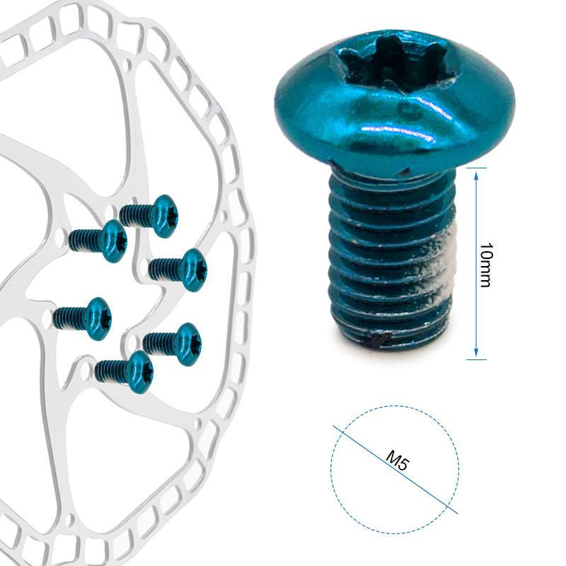 Tornillo azul M5x10 para discos de freno - 12 uds 2/3