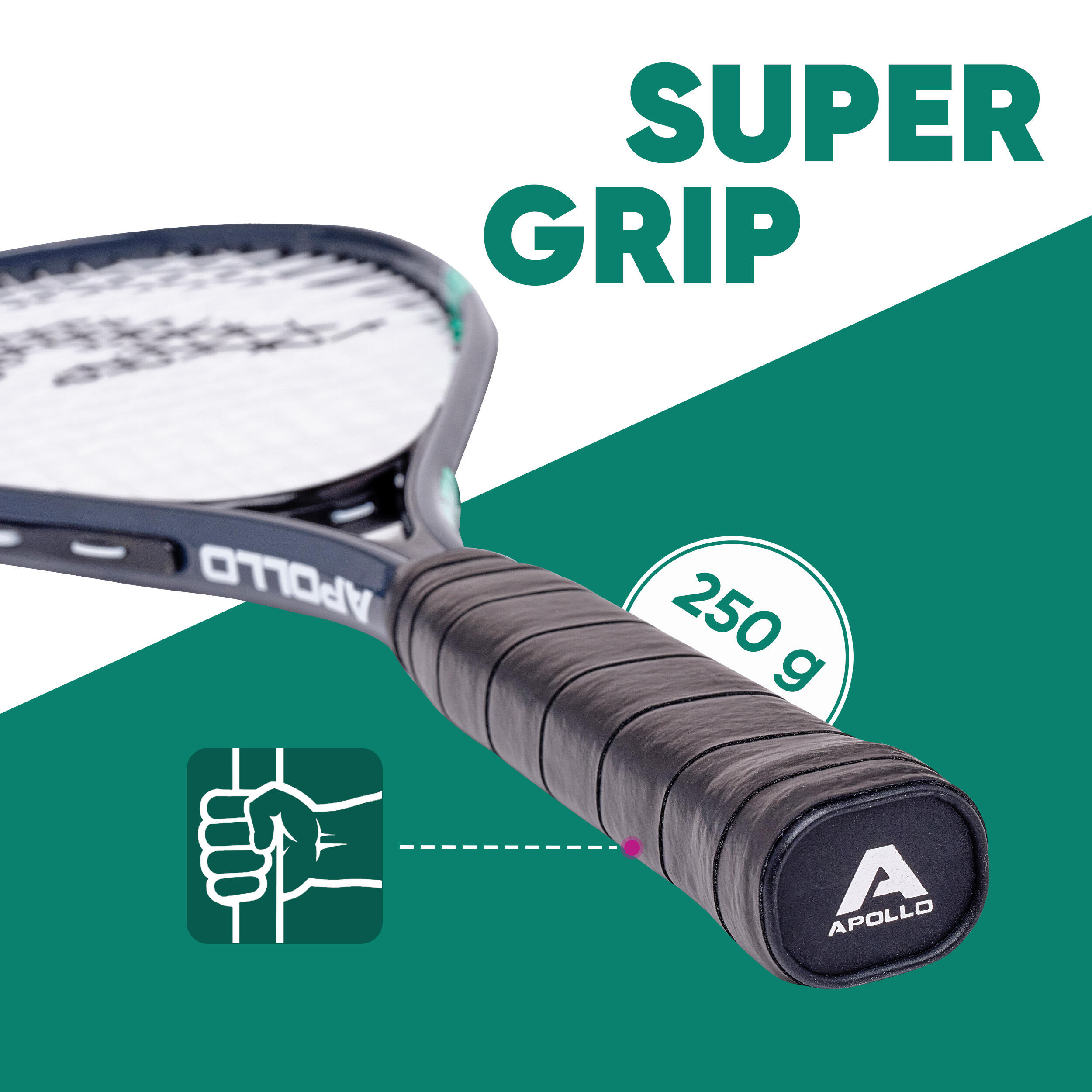 Set Speed Badminton con bolsa Apollo 2 raquetas aluminio 4/7