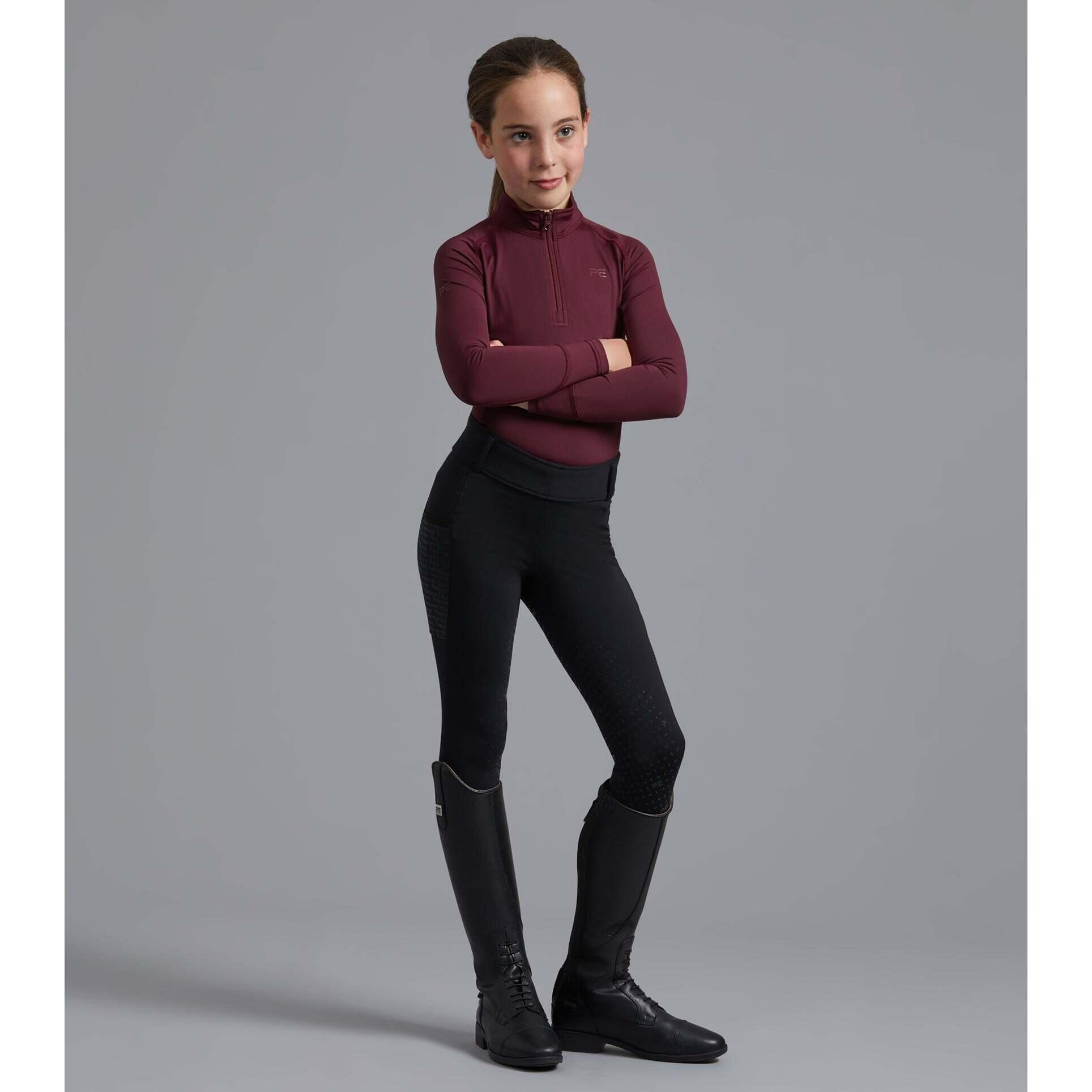 PREMIER EQUINE Girls' full grip riding leggings Premier Equine Concerto