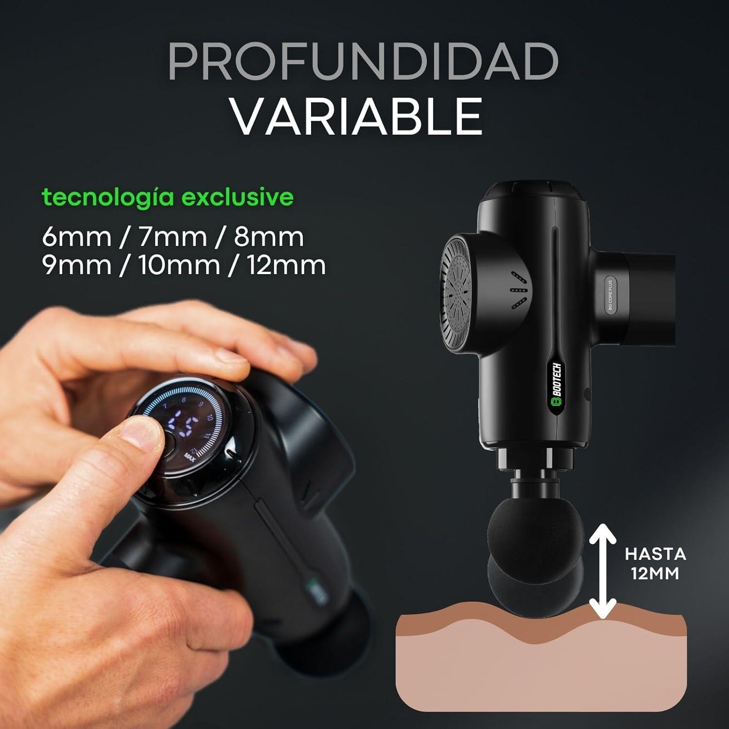 Pistolet de massage Bootech BG-CORE PLUS 2/7
