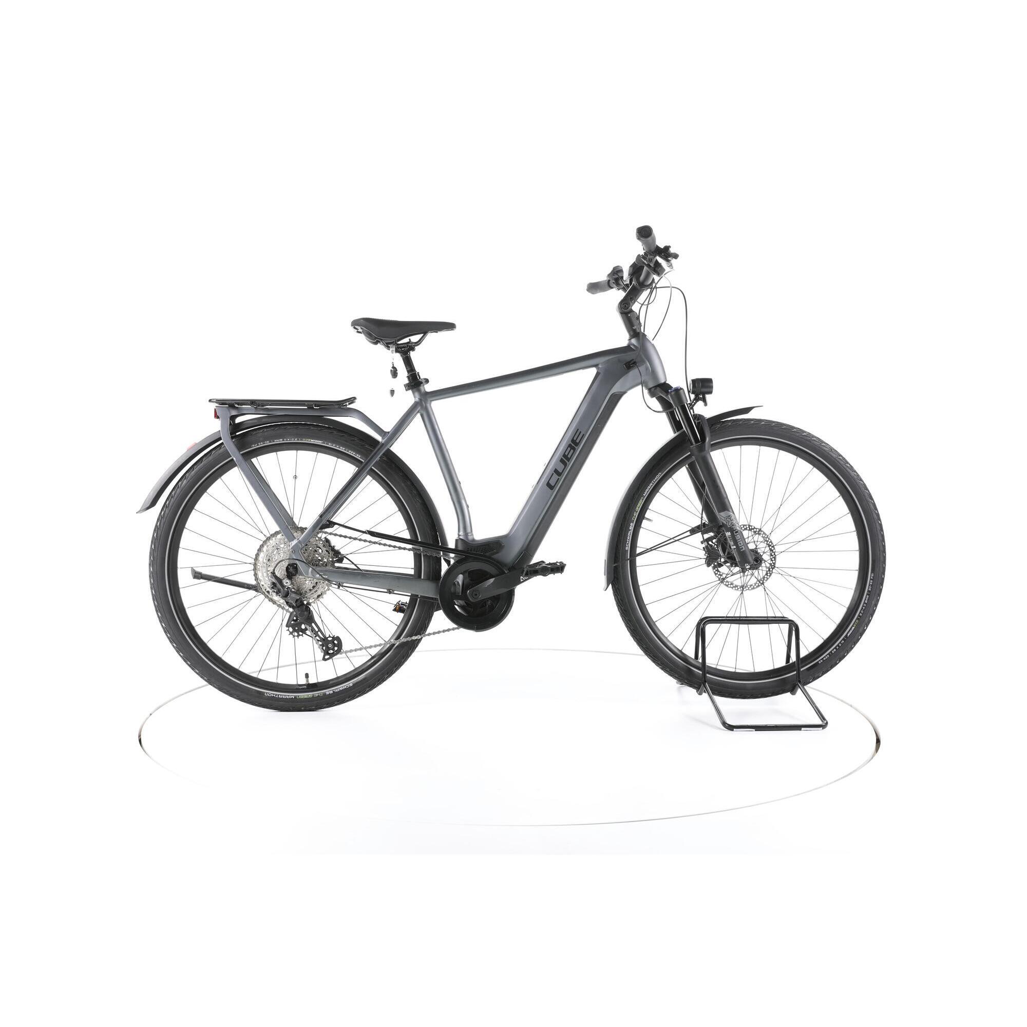 Cube - Reconditionné - Cube Kathmandu Hybrid Pro Trekking Vélo Électrique - Bon - Vélo De Voyage - Gris - 58 - Decathlon