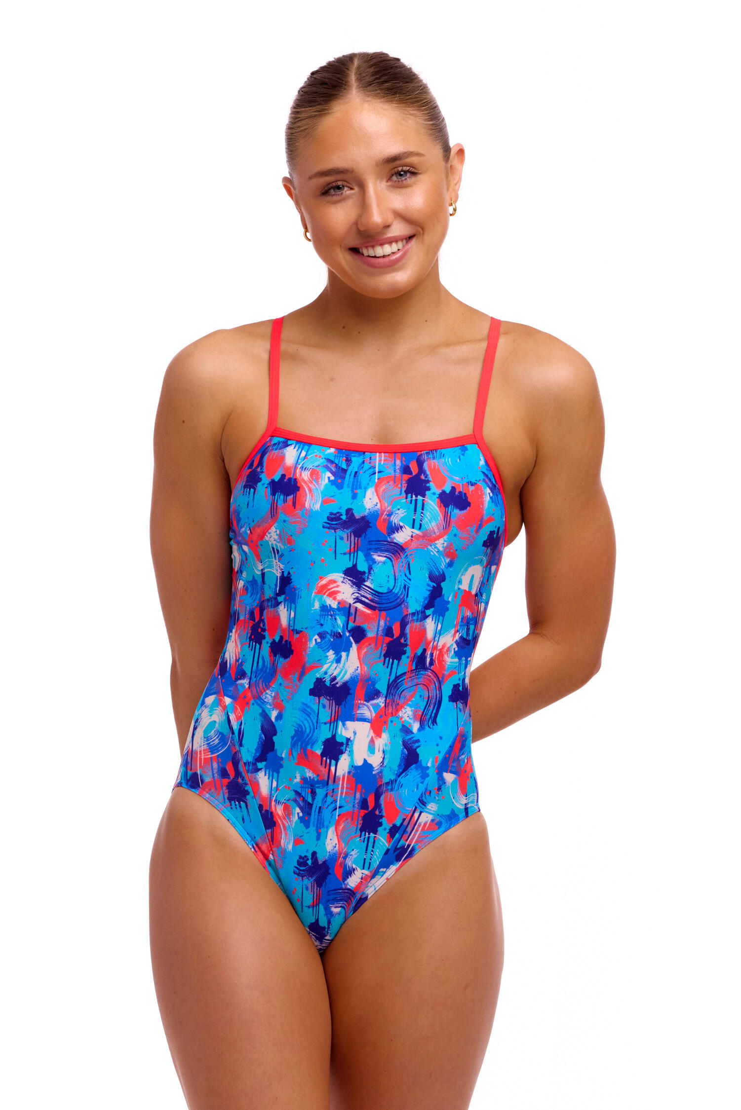 Strój do pływania FUNKITA Messy Messy Messy - Single Strap 7/7