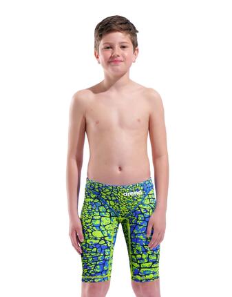 Spodenki startowe pływackie Arena Powerskin ST Next Jammer Junior Snake Green