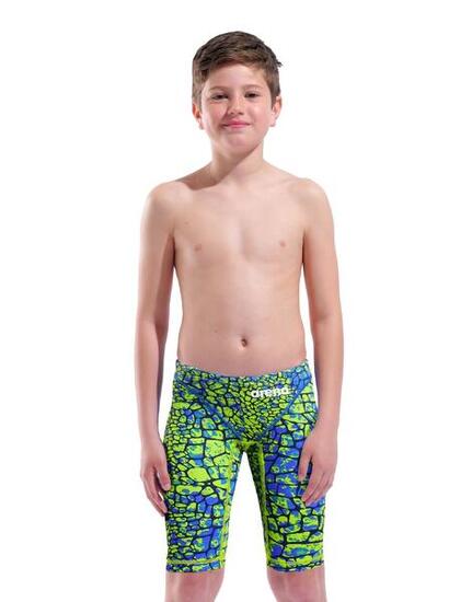 Spodenki startowe pływackie Arena Powerskin ST Next Jammer Junior Snake Green