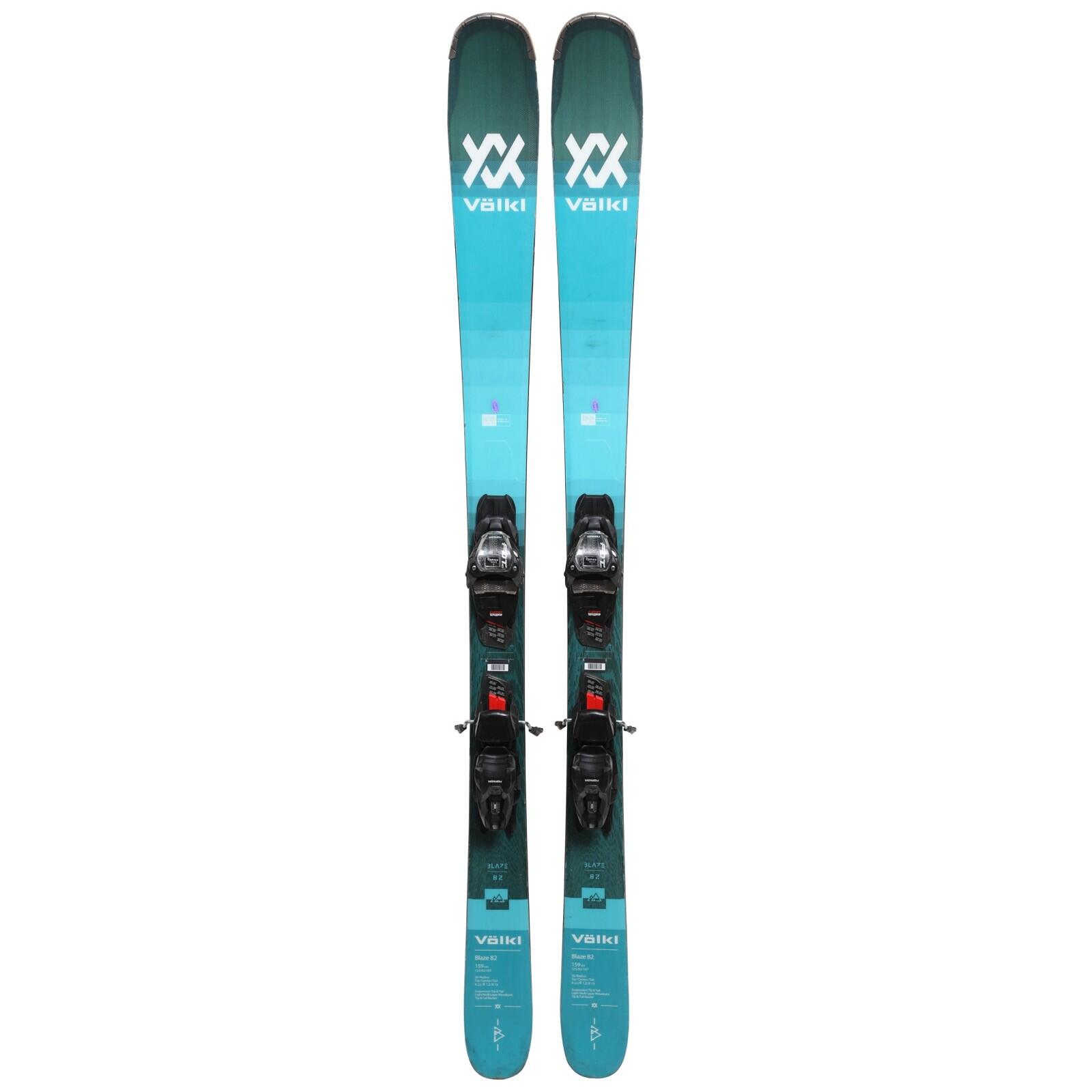 RECONDITIONNE - Ski Volkl Blaze 82 + Fixations 2/4