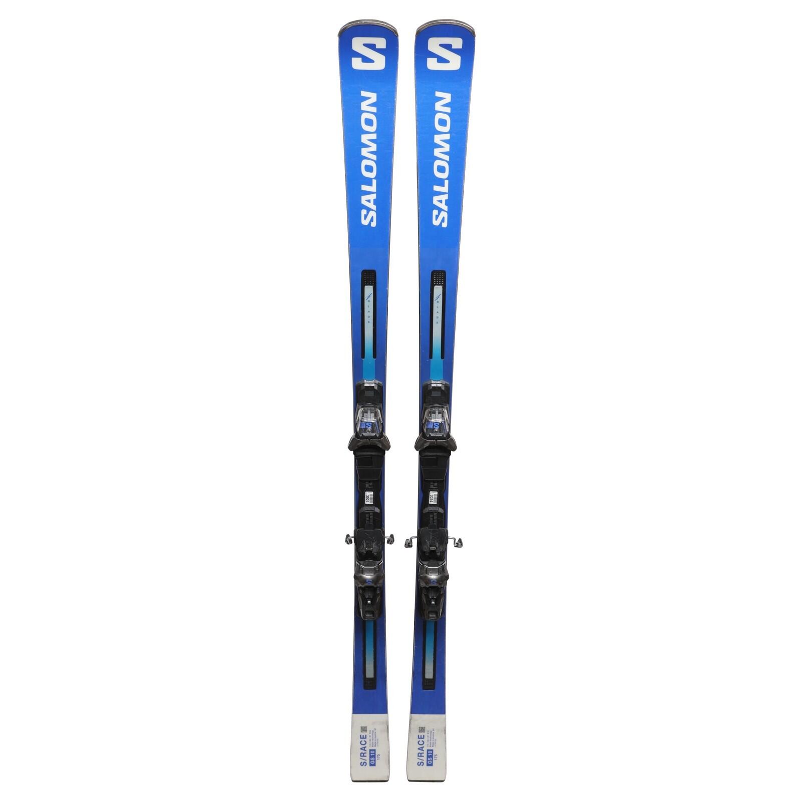 RECONDITIONNE - Ski Salomon S Race Gs 10 + Fixations 2/4