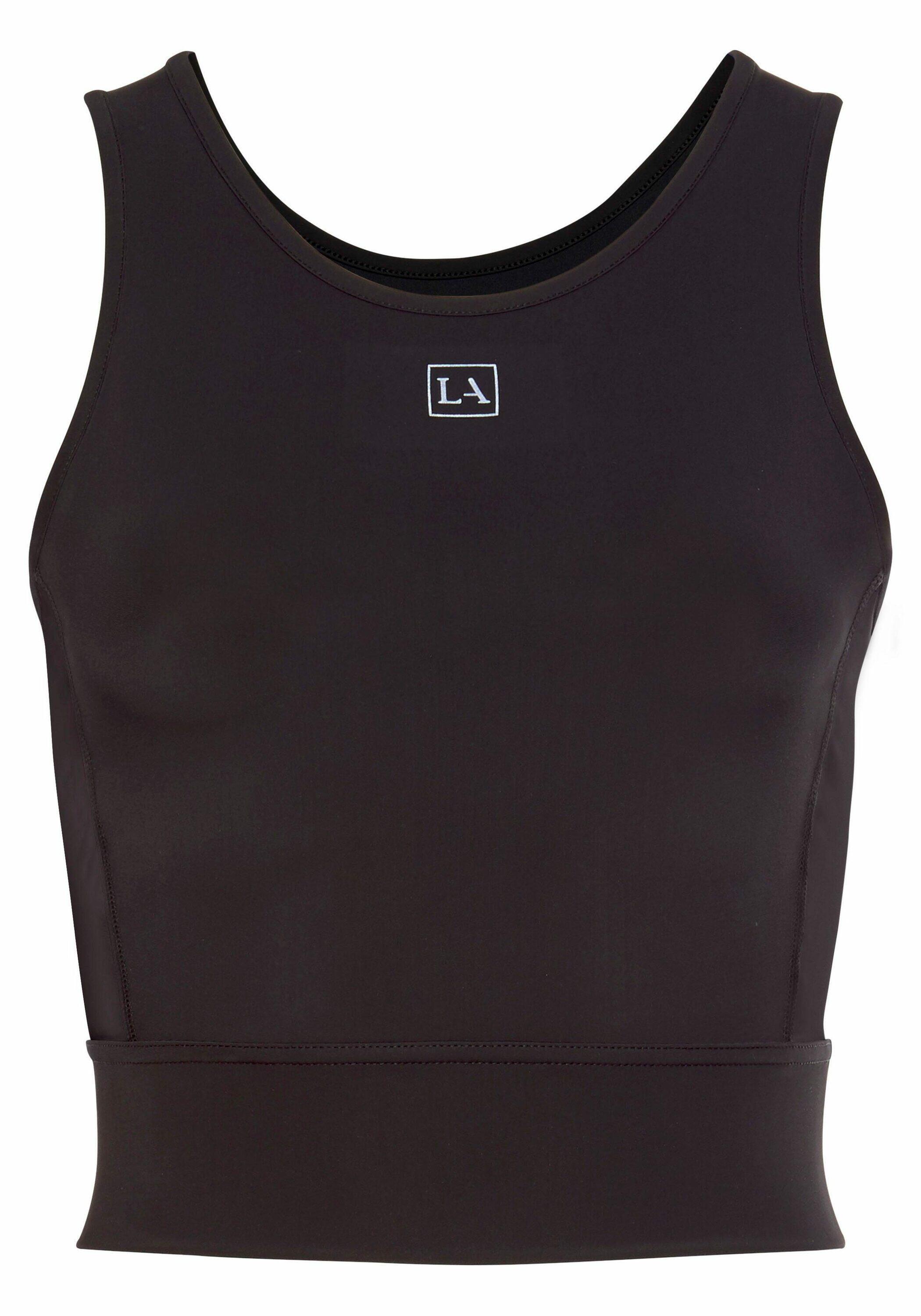 Damen LASCANA ACTIVE Crop-Top »Digital Mauve« 2/7
