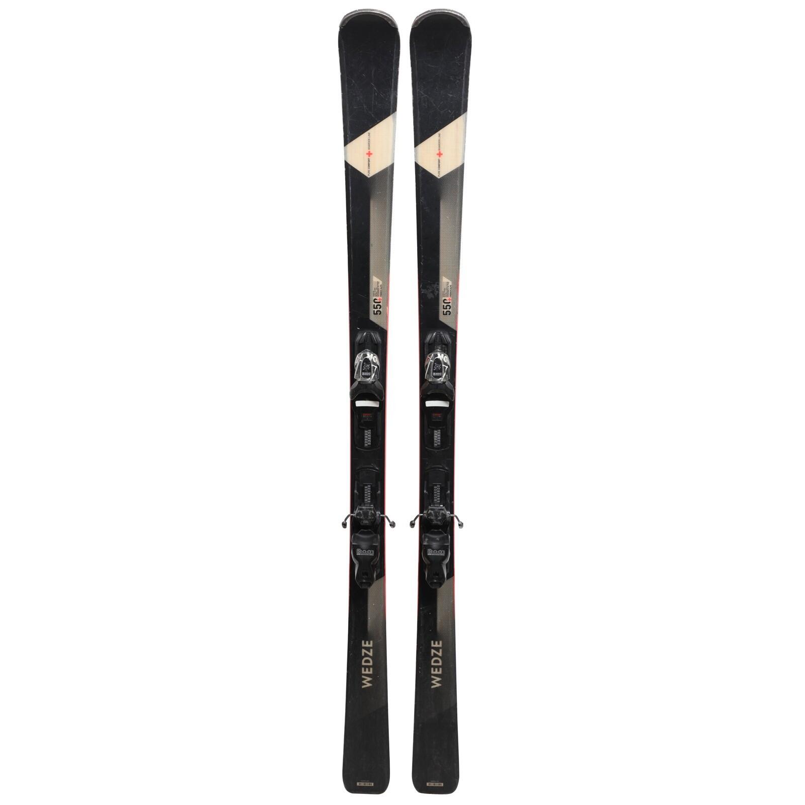 TWEEDEHANDS - Ski Occasion Wedze Onebreaker 72 + Fixations - GOEDE 2/4