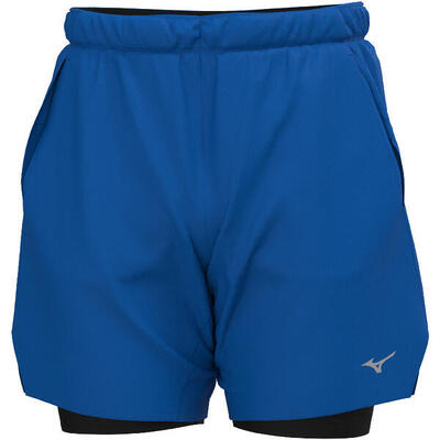 2 in 1 shorts mizuno core 7.5