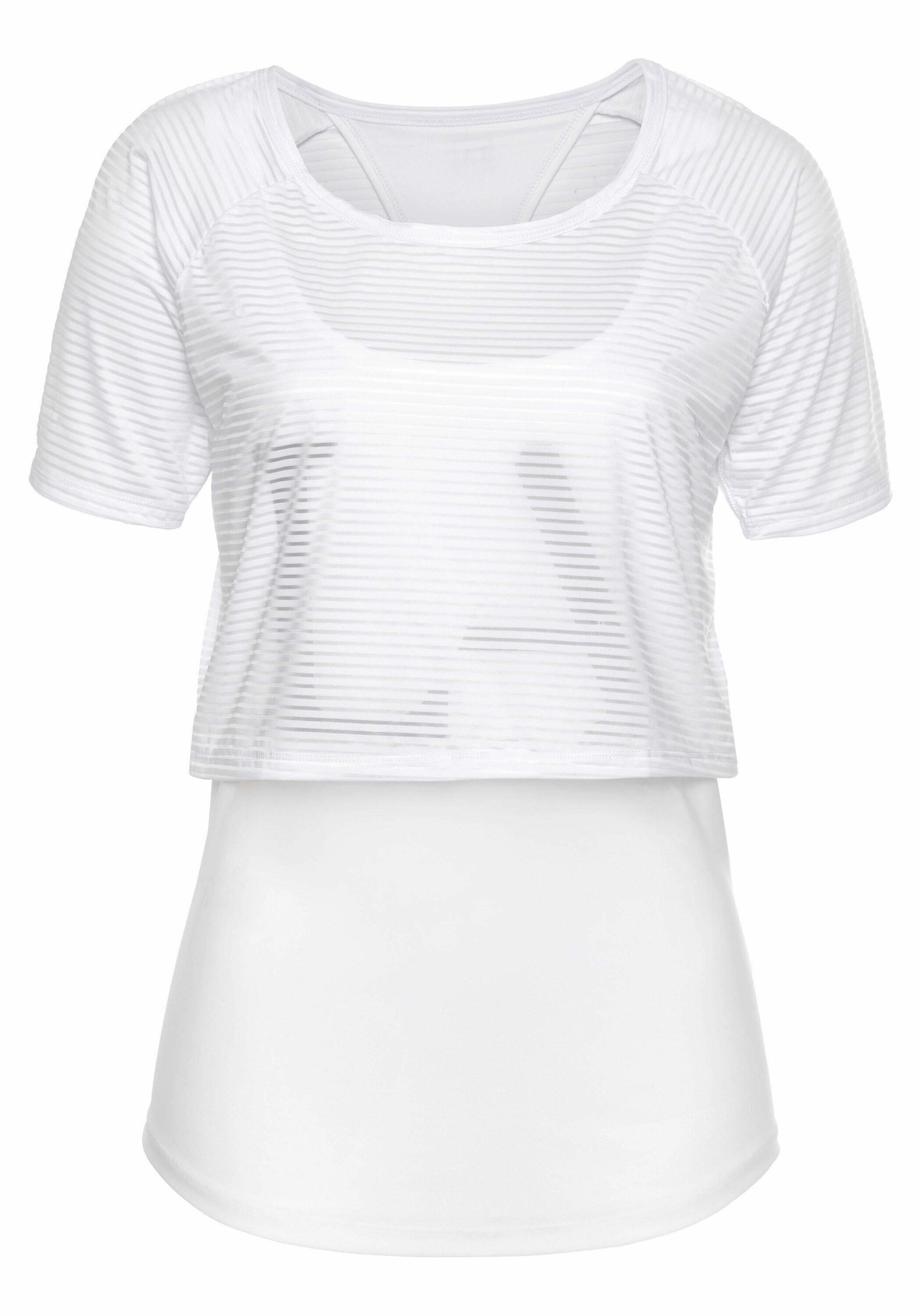 Damen LASCANA ACTIVE 2-in-1-Shirt »Digital Mauve« 2/7
