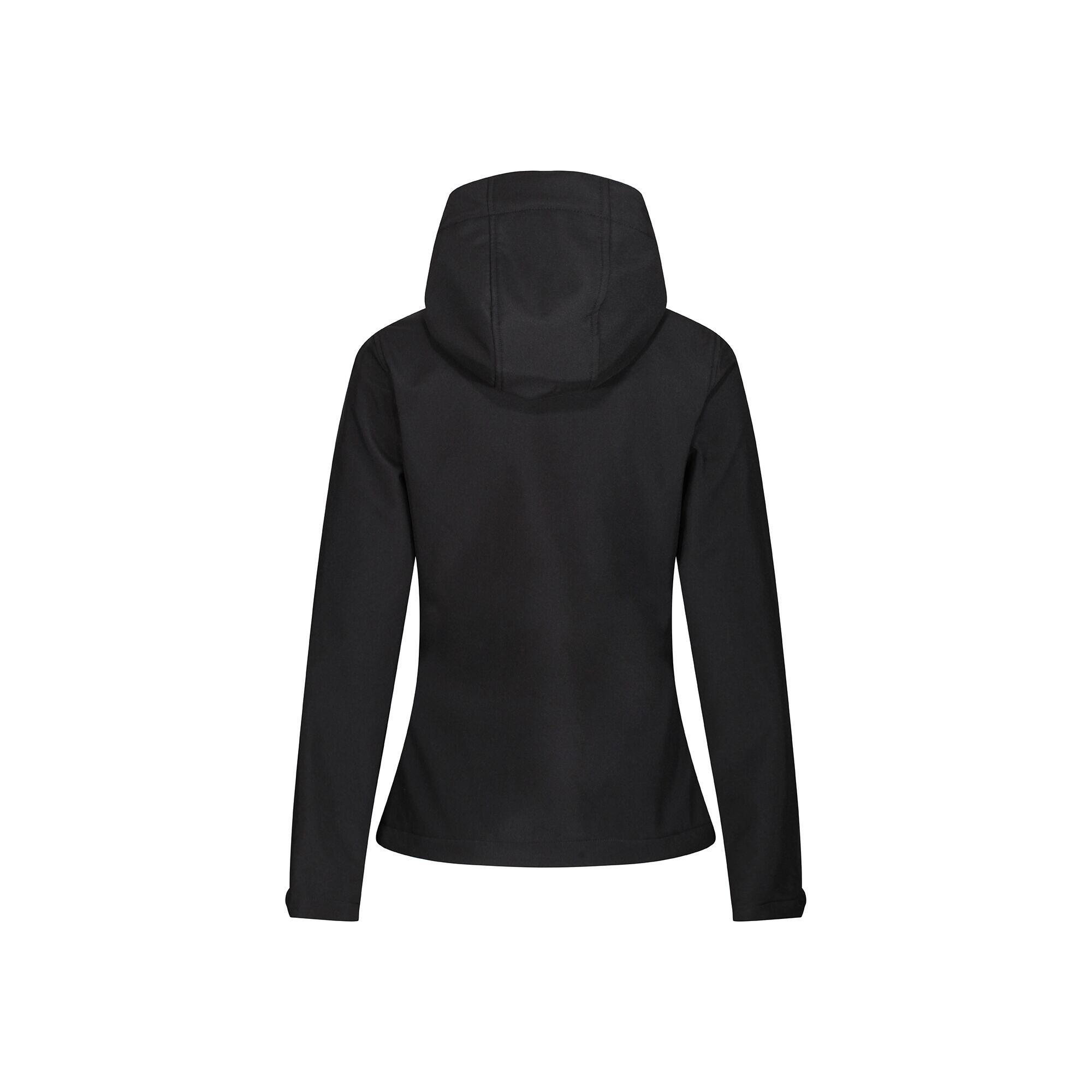 Womens/Ladies Venturer 3 Layer Membrane Soft Shell Jacket (Black/Red) 2/4