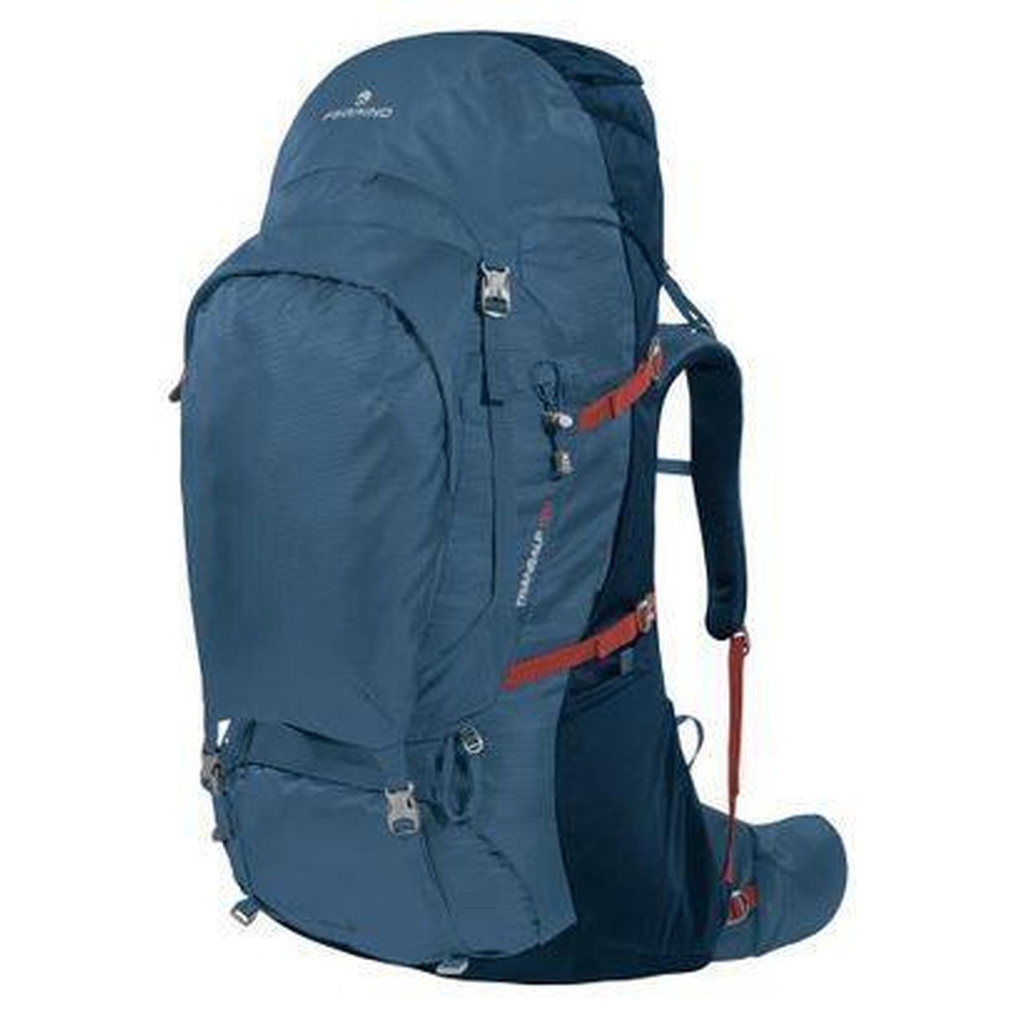 Ferrino - Sac Ferrino Transalp 100 L Bleu Marine - Sac À Dos - Bleu|gris - 100 L - Decathlon