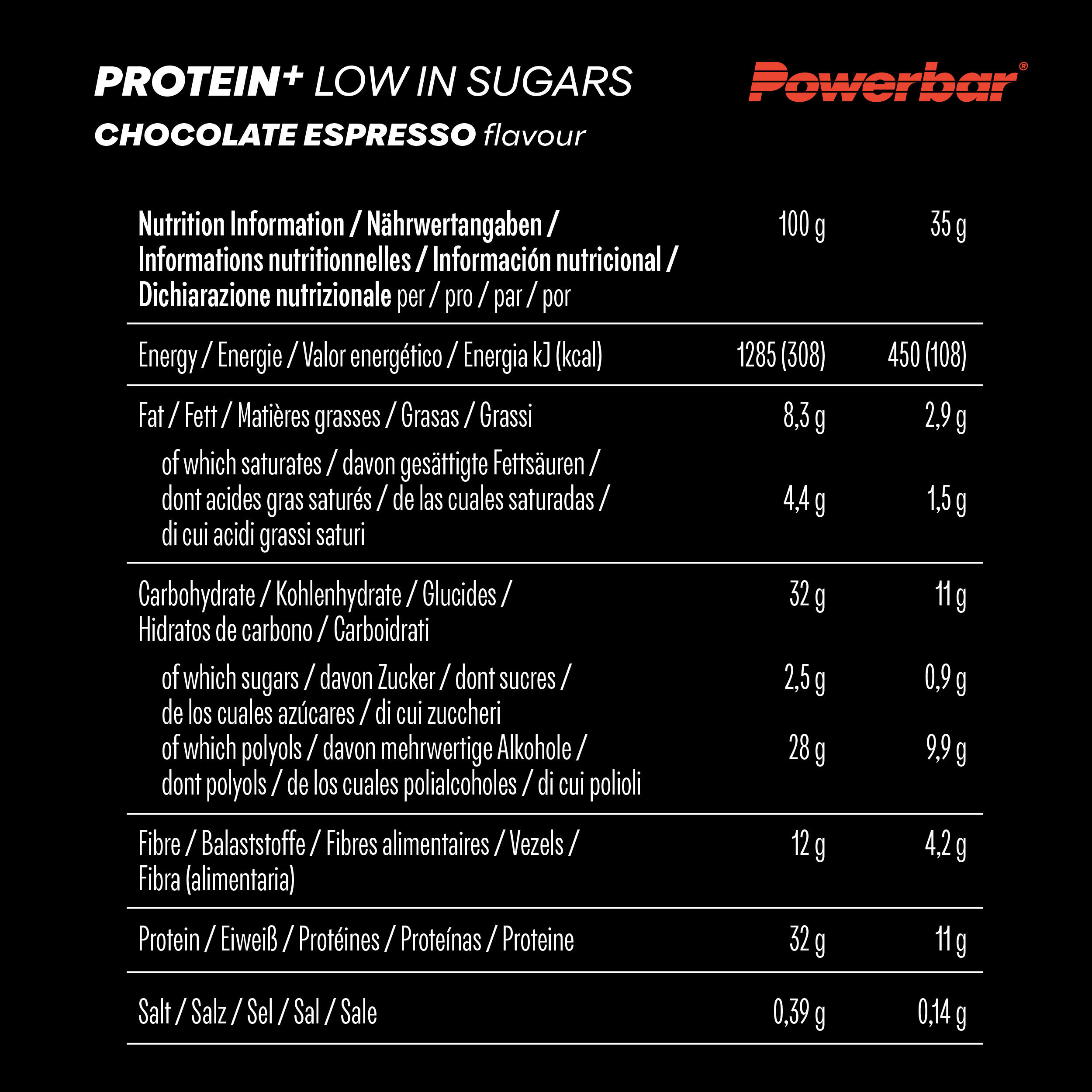 Powerbar 35g eiwitreep (verpakking van 16) 5/7