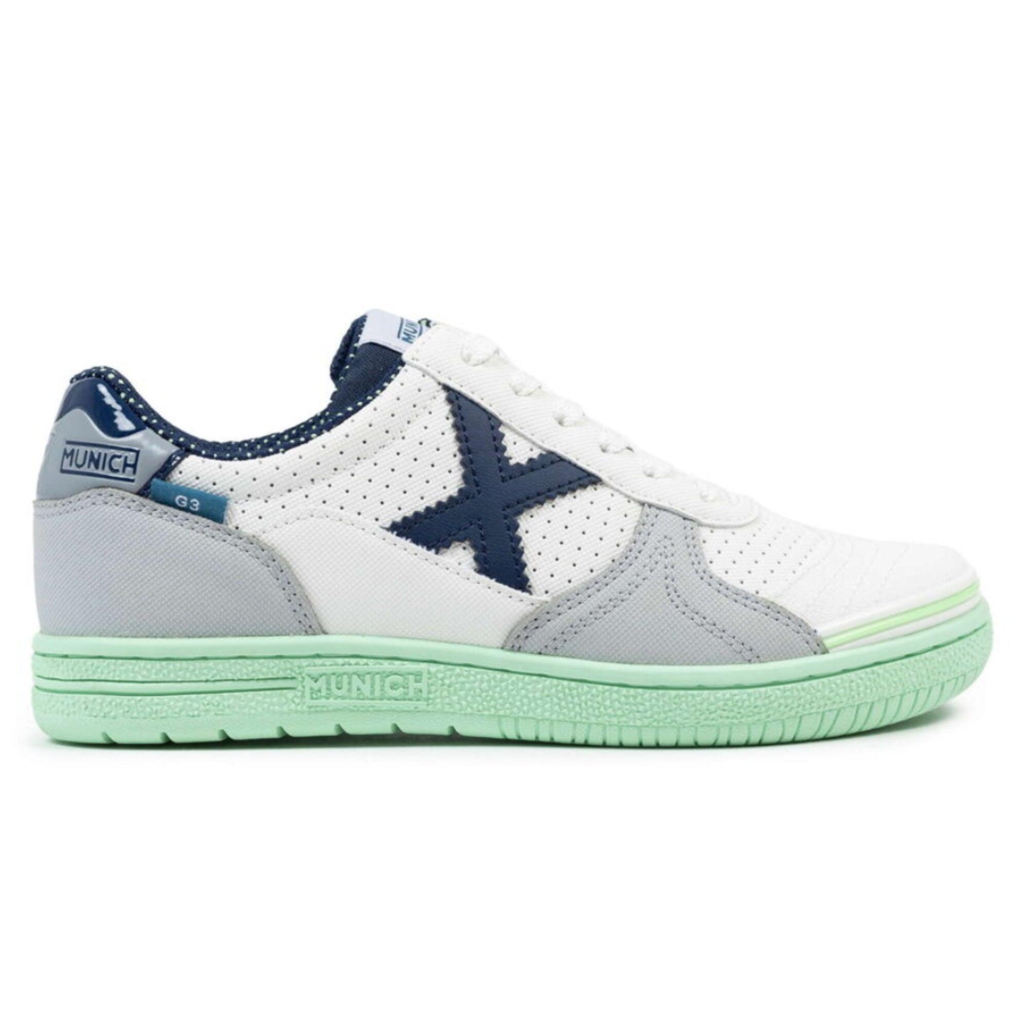 Munich - Baskets Munich Modèle 1511447 Pour Unisexe Enfants - Chaussures De Futsal - Multicolore - 35 Cm - Decathlon