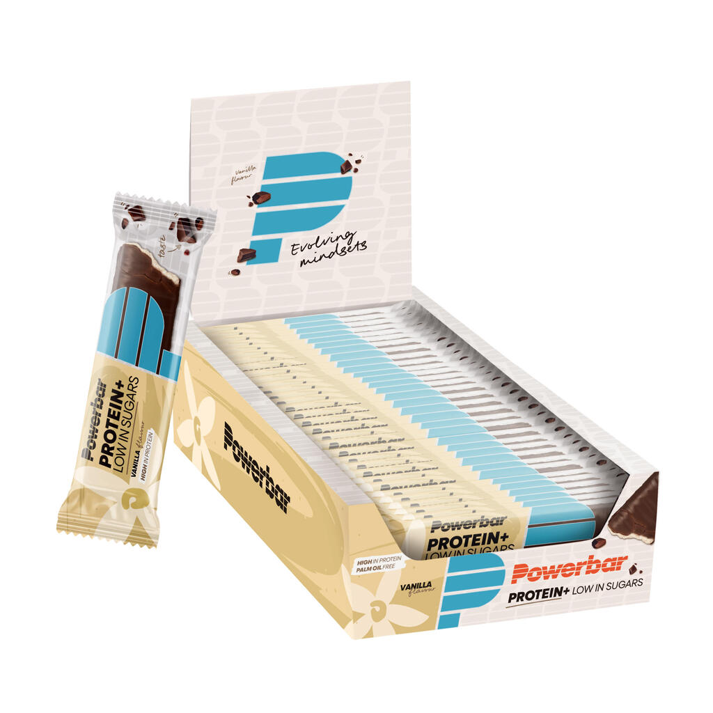 Tin of protein plus low sugar bar (30x35g)