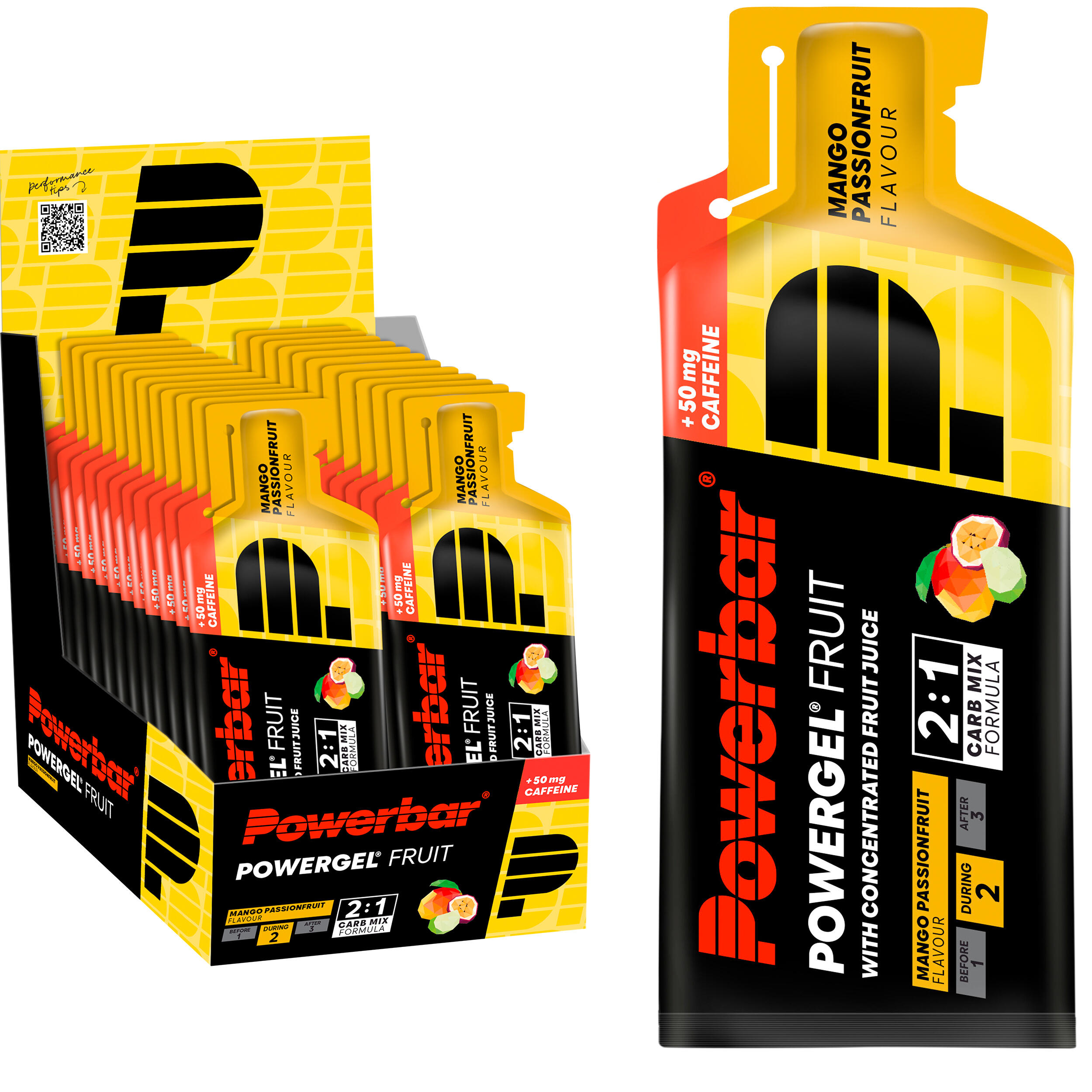 POWERBAR Energiegels - Powergel (24x41g) - Mango Passievrucht
