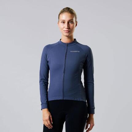 Essential Thermalfleece Radhose Damen Langarm Trikot Winter Radtrikot