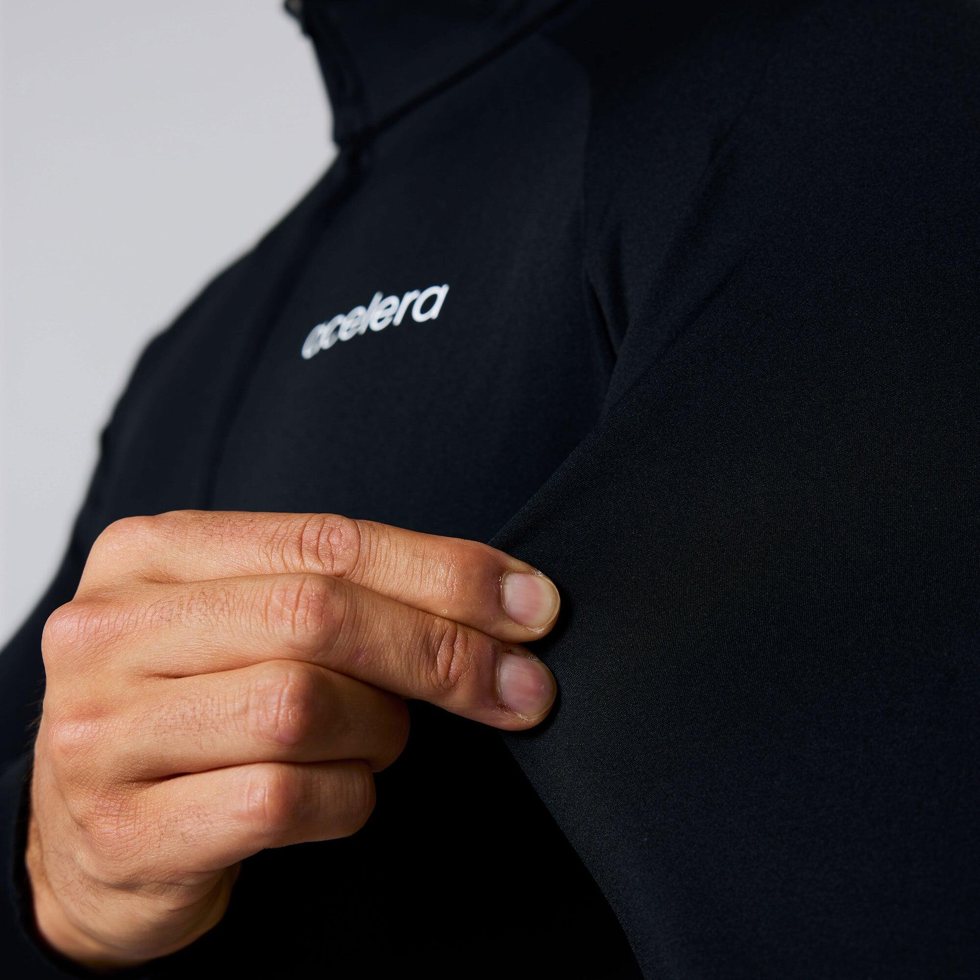 Fietspak voor heren, met thermische fleecevoering, herfst/winter, shirt