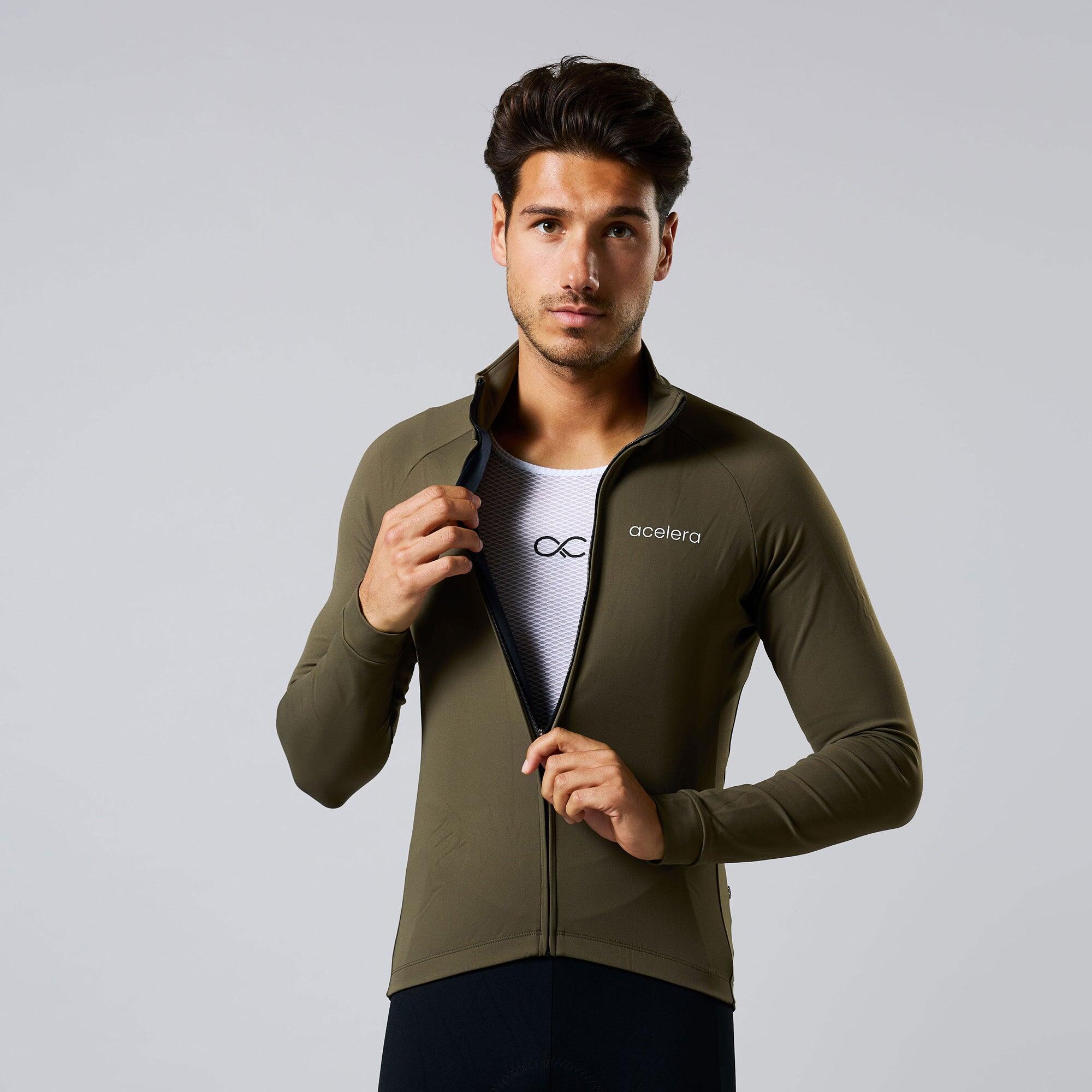 Essential Homme Maillot vélo manches longues thermique 3/6