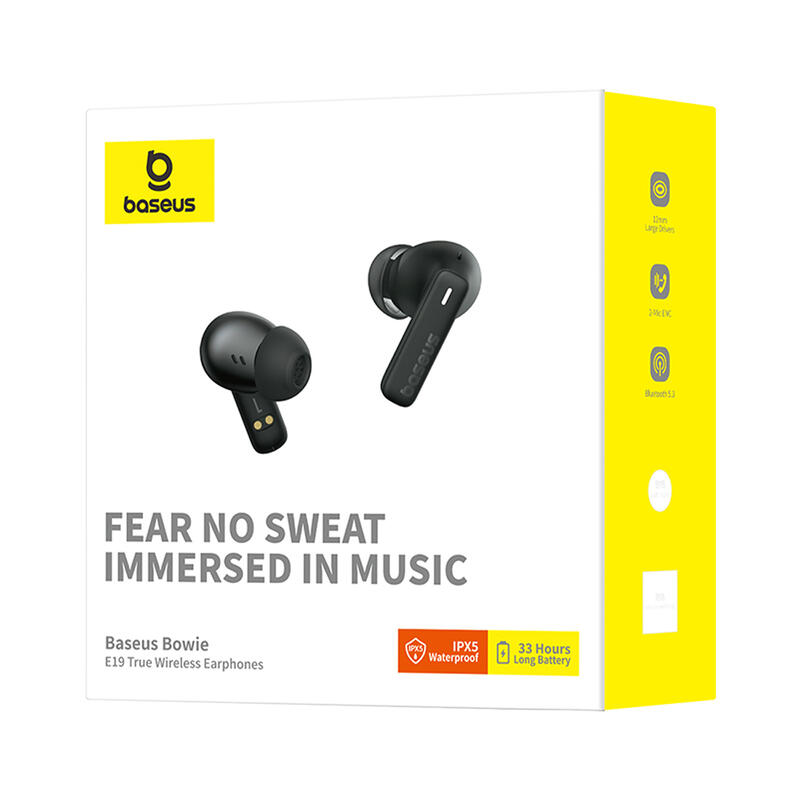 Baseus căști Bluetooth in-ear wireless Bowie E19 TWS IPX5