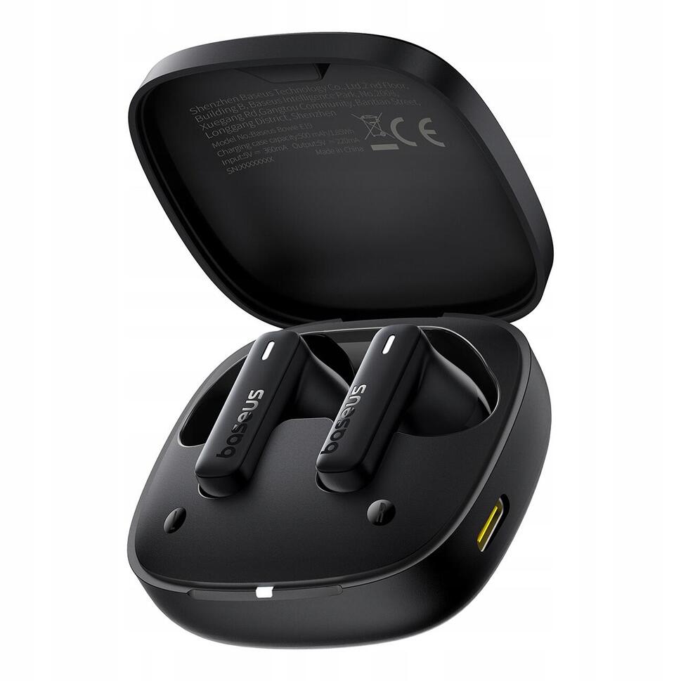 Baseus słuchawki bluetooth bezprzewodowe dokanałowe bt BOWIE e19 tws ipx5