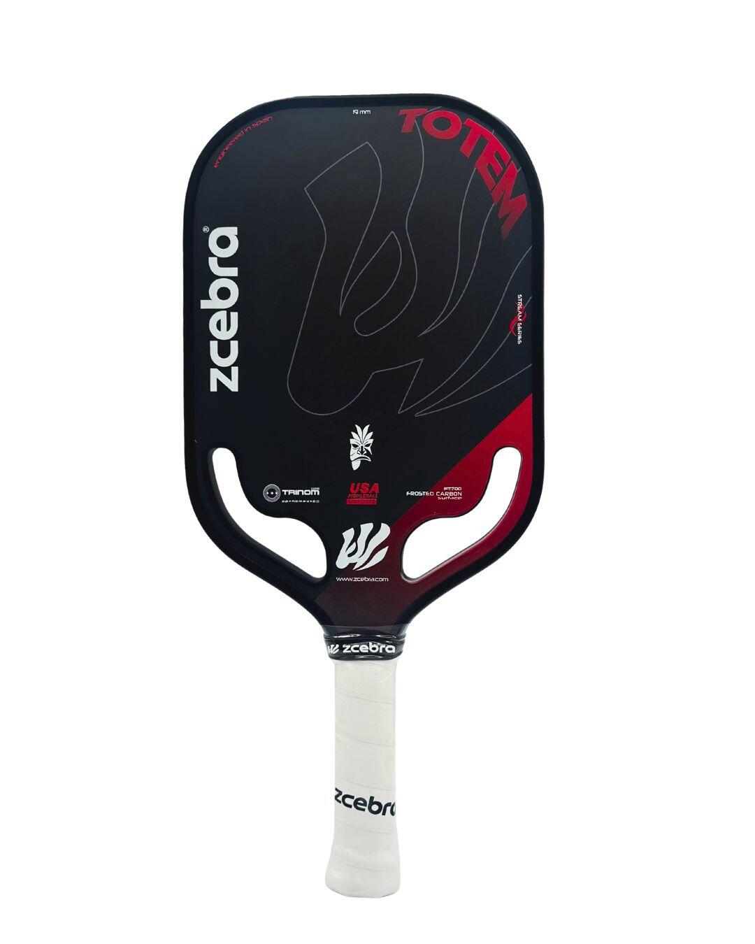 Raquette de pickleball Zcebra TOTEM TRINOM Stream Series en carbone 1/7