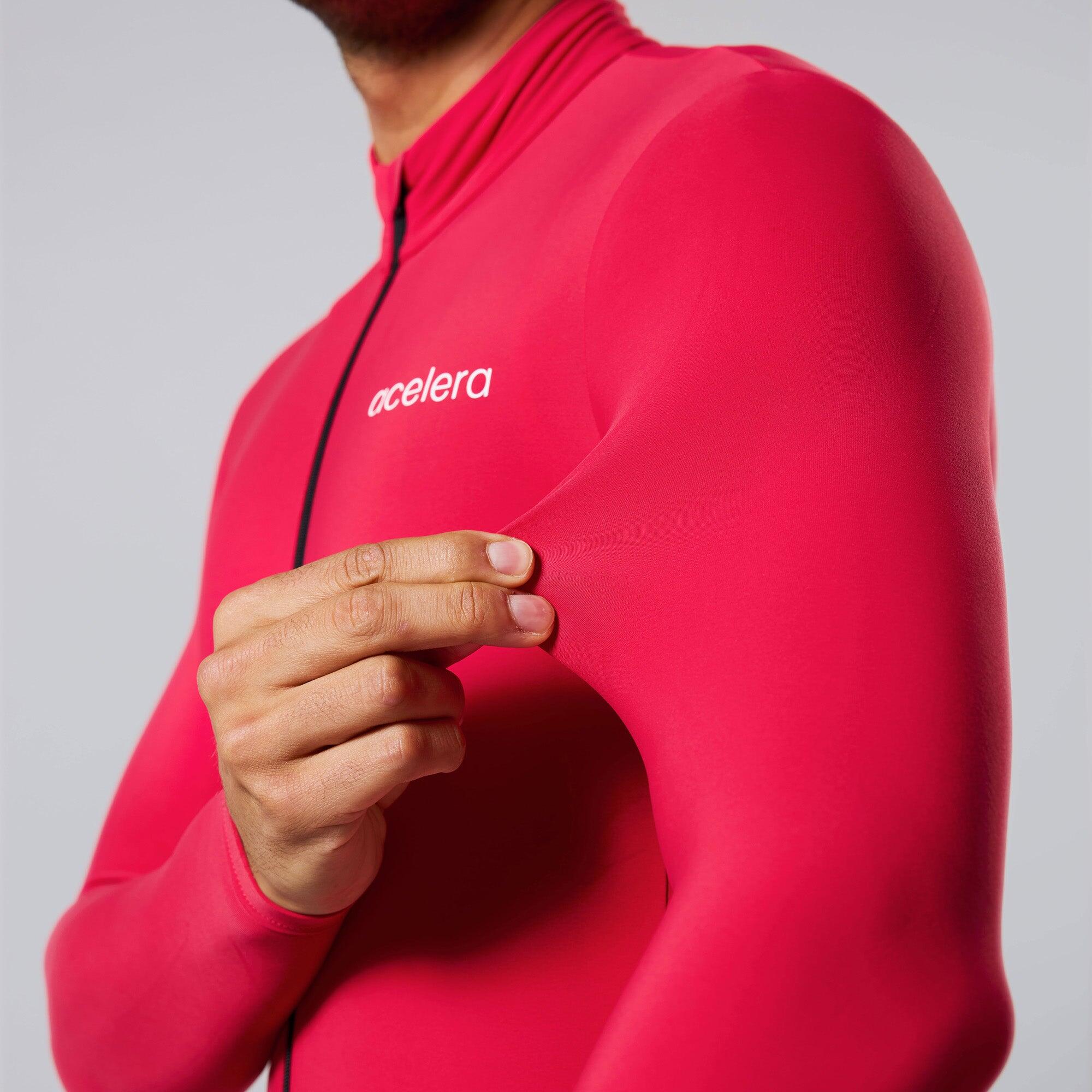 Professional Hombre Maillot ciclismo manga larga cálido 4/7