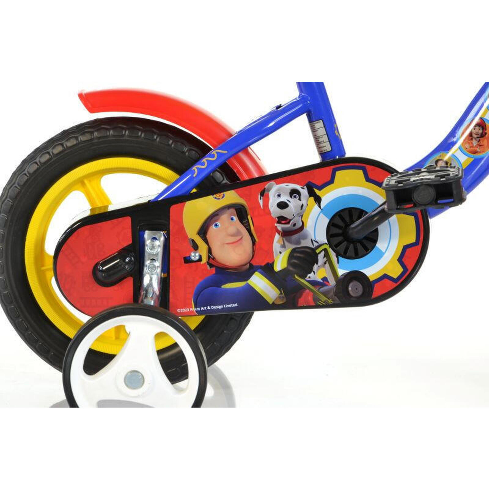 Bicicleta pentru copii Fireman Sam DB-108L-SIP Dino Bikes, 10 inch