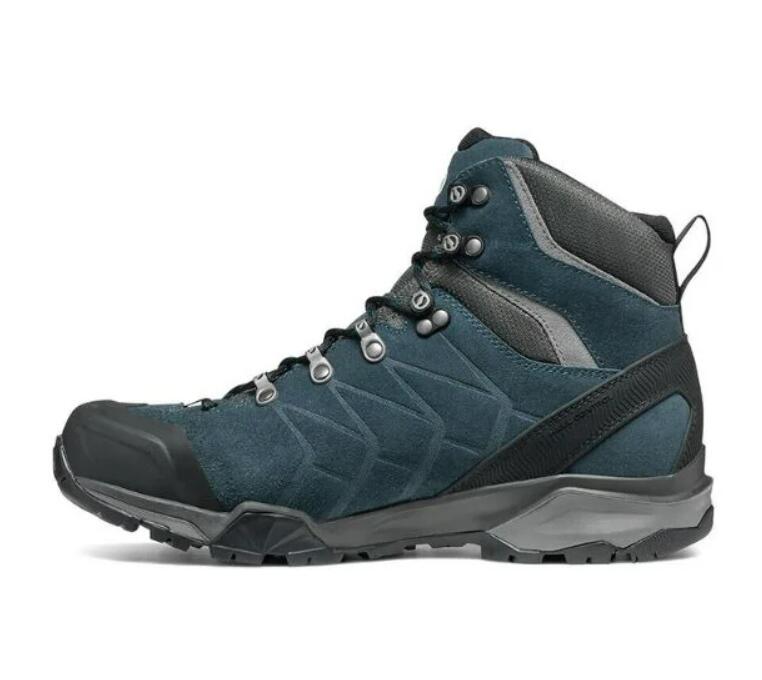 Chaussure de Randonnée / Trek Homme Scarpa "ZG Trek GTX" 43 Bleu Vert 5/7