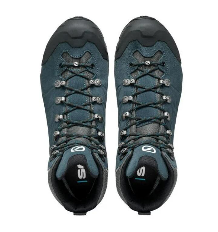 Chaussure de Randonnée / Trek Homme Scarpa "ZG Trek GTX" 43 Bleu Vert 4/7