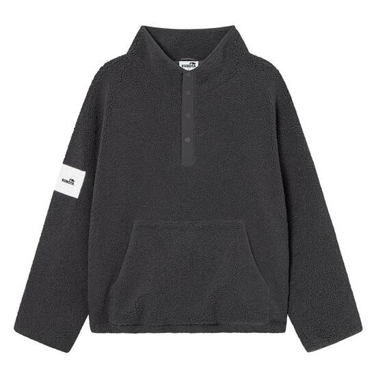 Kubota Kurtka Polarowa Męska Grafitowa