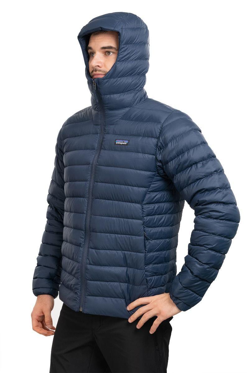Gewatteerd jack Patagonia donkerblauw 3/5
