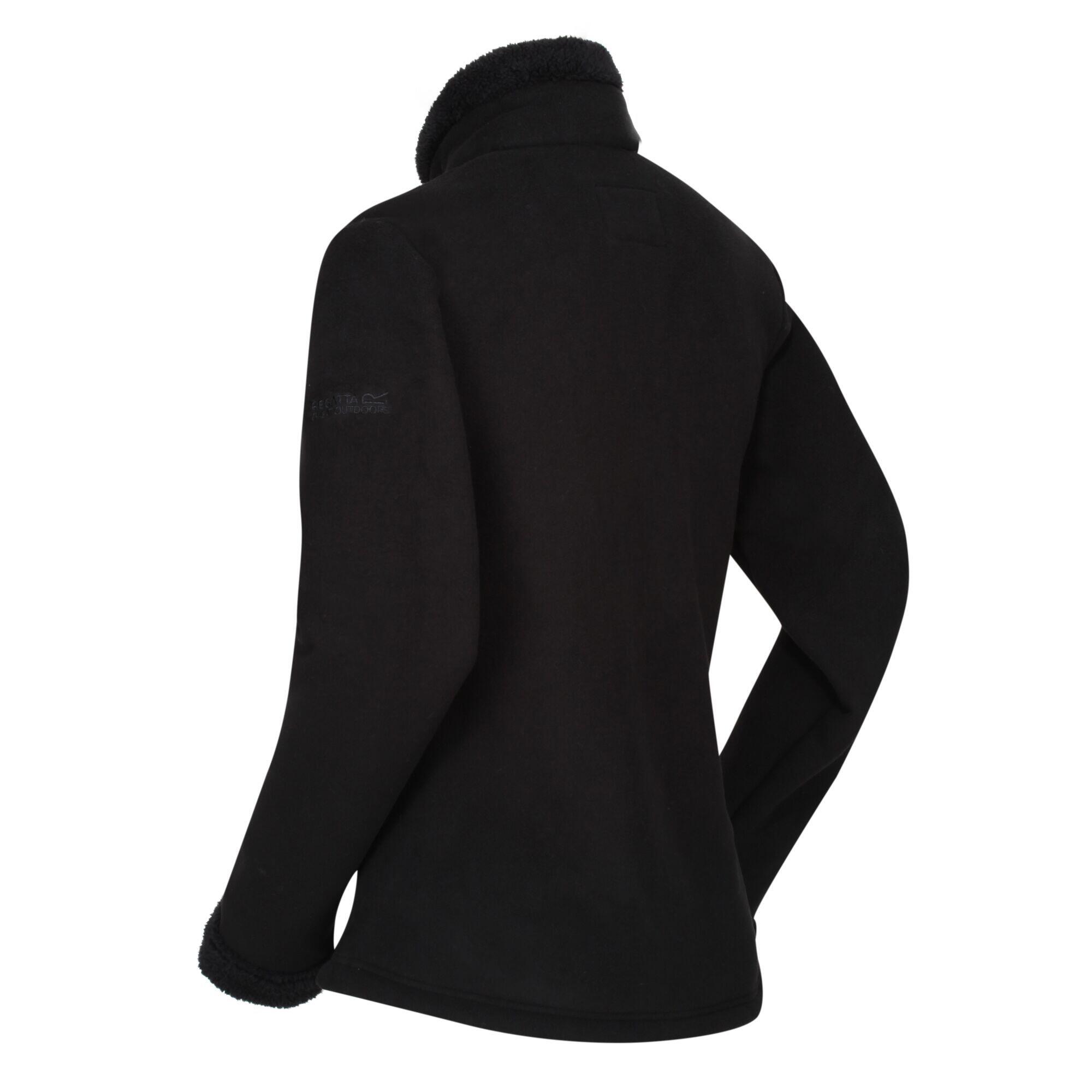 Womens/Ladies Brandall Heavyweight Fleece Jacket (Black) 4/5